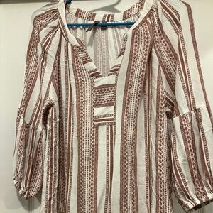 Boho patterned blouse